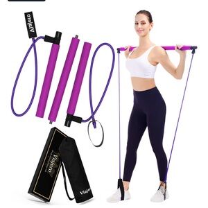 Purple Resistance Bands Set